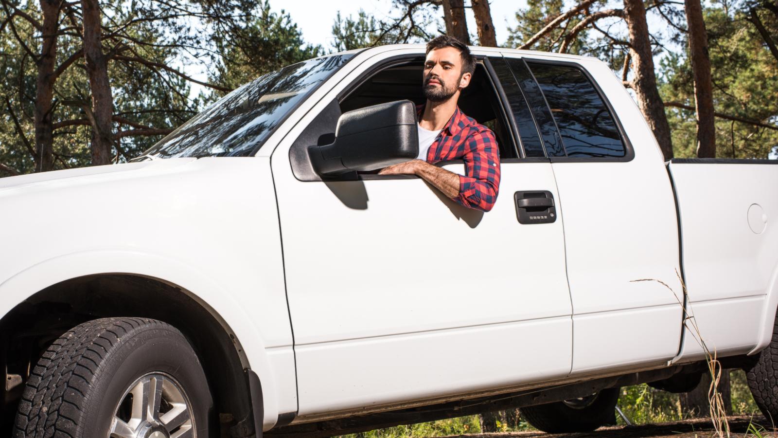 He Moved the Subcontractors Truck to Save His Appointment—Then handed the Site Manager a Signed Unauthorized Vehicle Relocation Liability Form man in a truck