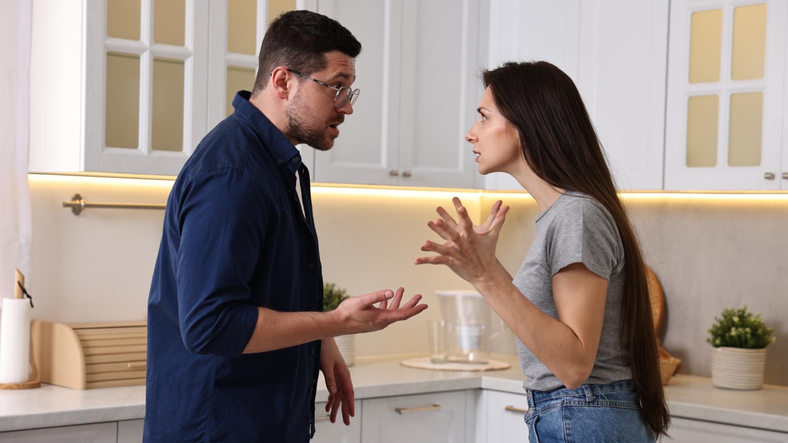 Teenager Didn’t Eat the Meal Her Brother Cooked Because She Doesn’t Like Meat—So He Flipped Out on Her couple having an argument
