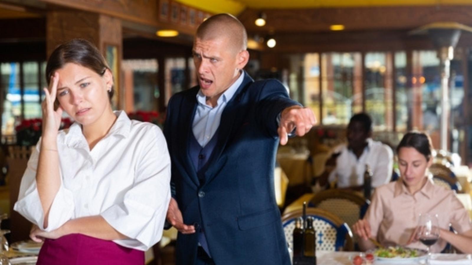 His Server Called Out a Table of Customers for Saying Something Racist — He Fired Her for Causing a Scene Manager firing a waitress
