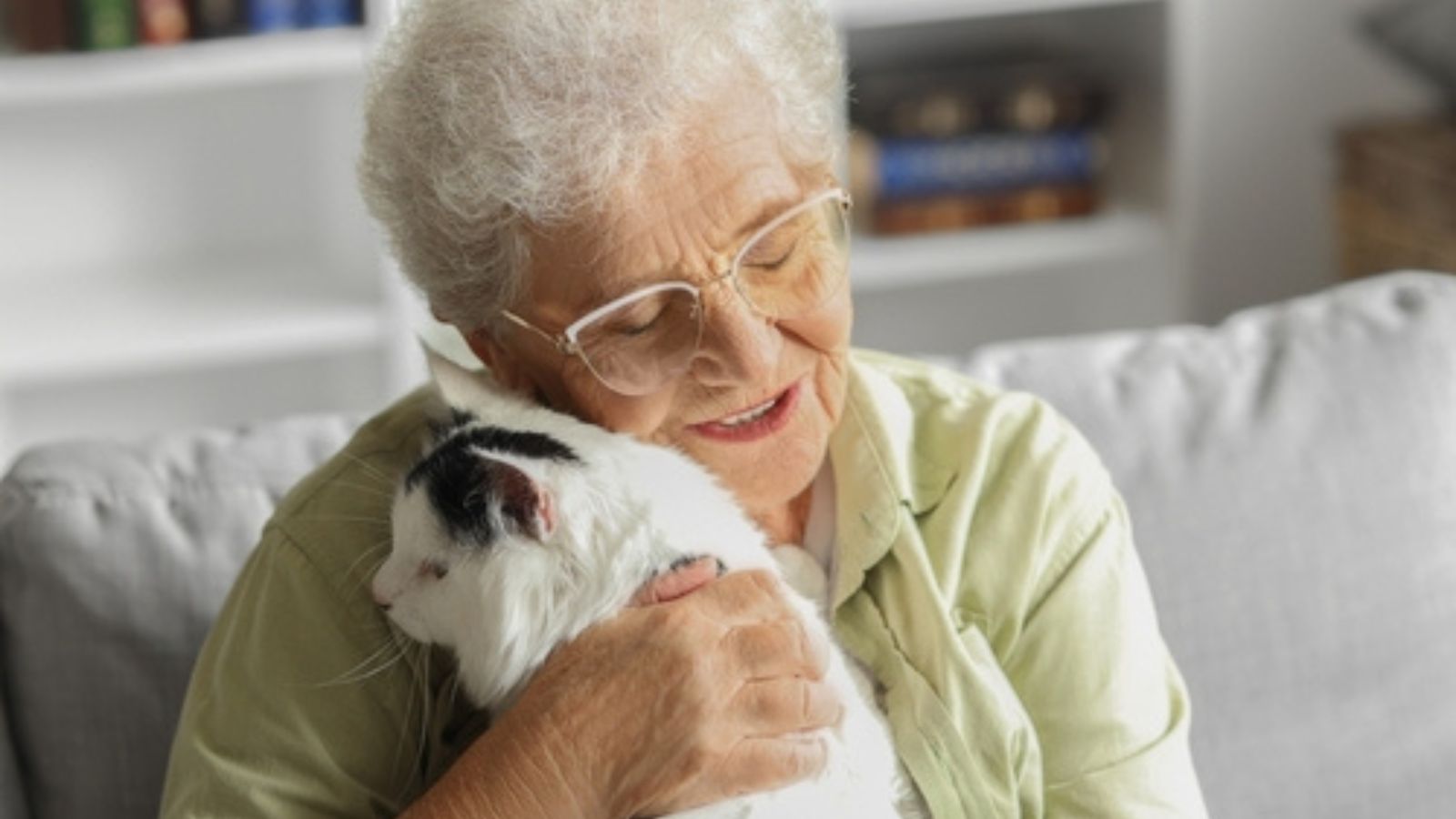 Woman Learned Her Aunt “Kidnapped” Her Grandmas Cat While She Was On An Anniversary Trip, So She Threatened To Call The Police Grandma with a cat