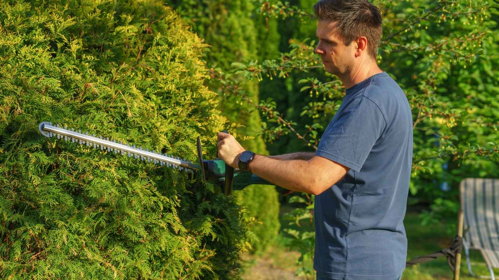 He Took On A Foremans Duties, Got Told To Keep Excelling With No Raise — So He Called It Out Directly landscaper trimming hedges