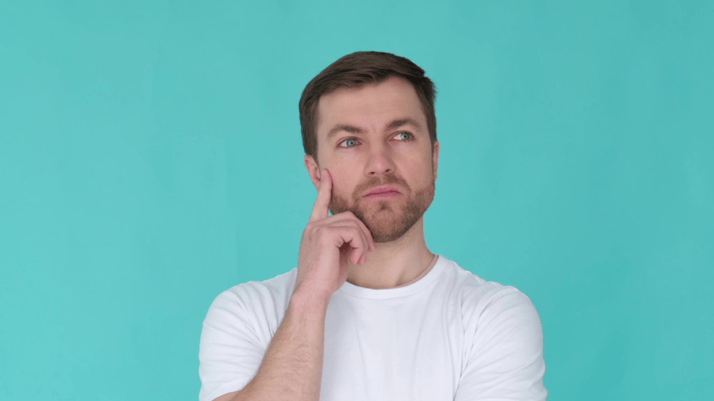 He Skipped His Friend’s Birthday To Attend A Family Mother’s Day Event, But His Friend Took The Choice Personally And Pulled Away man confused thinking with hand on head