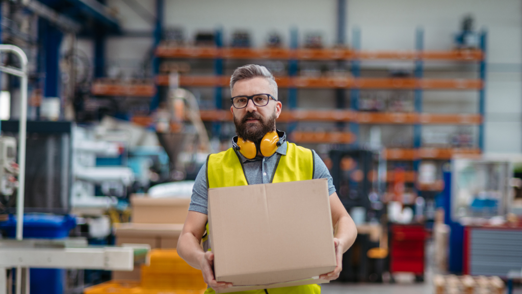 Hed Had Enough Of His Bosss Treatment — So After Giving Notice, He Started Leaving Early man in a warehouse