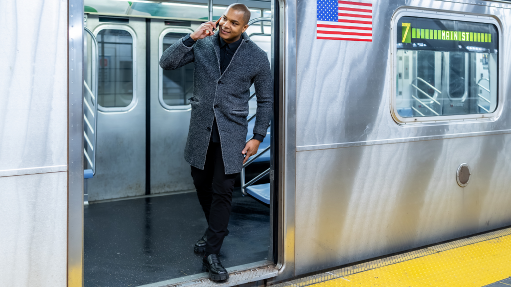 Employee Was Told To Be Reachable Outside Work Without Extra Pay, So He Cut Off Customers Direct Access To Him man in suit at metro station on the phone