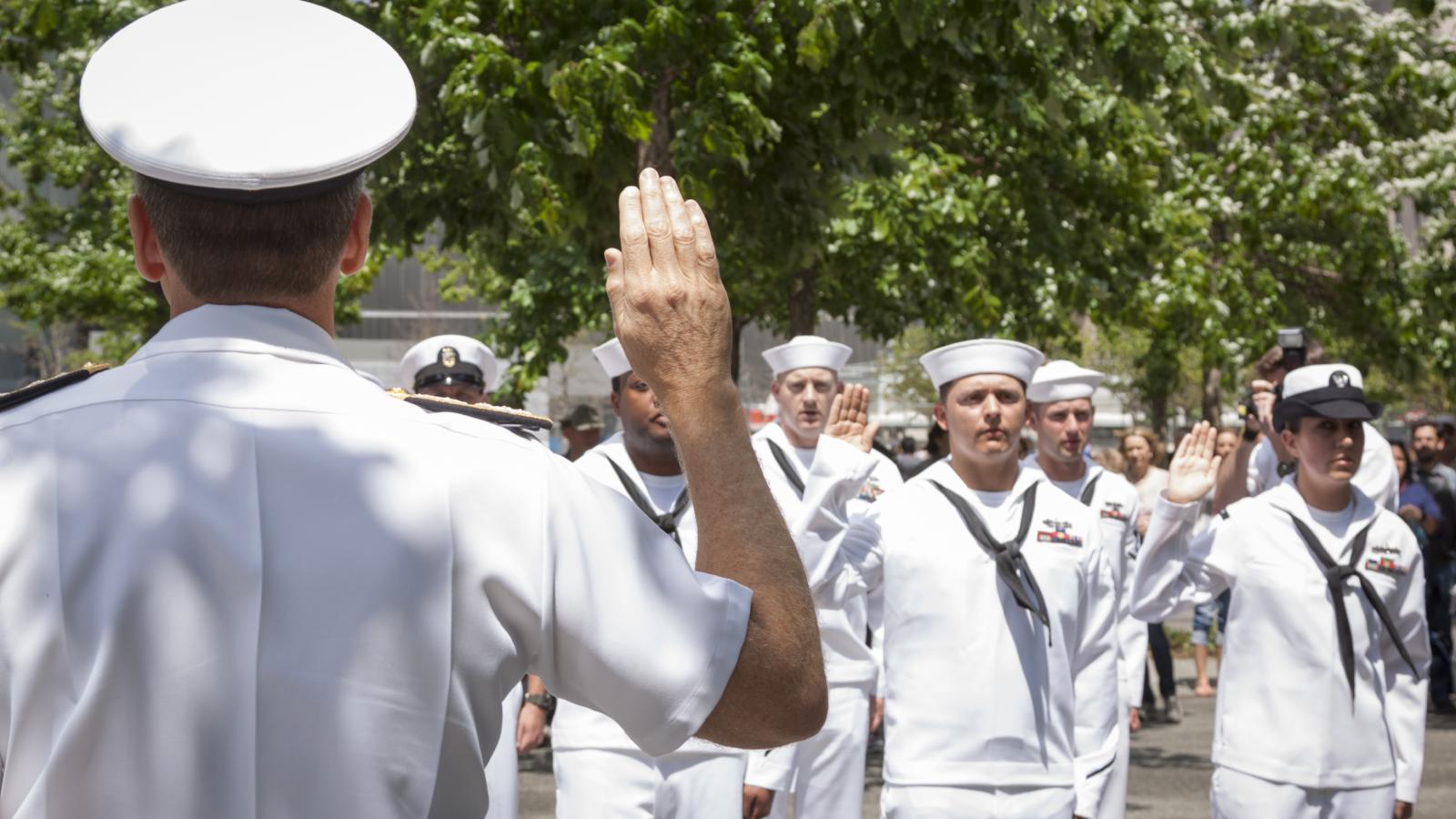 Two Navy Officers Driven by Cruelty Pushed a Man to Self Harm—Until a Military Chaplain stepped In to Ensure They Lost Their Rank and Benefits navy men in formation