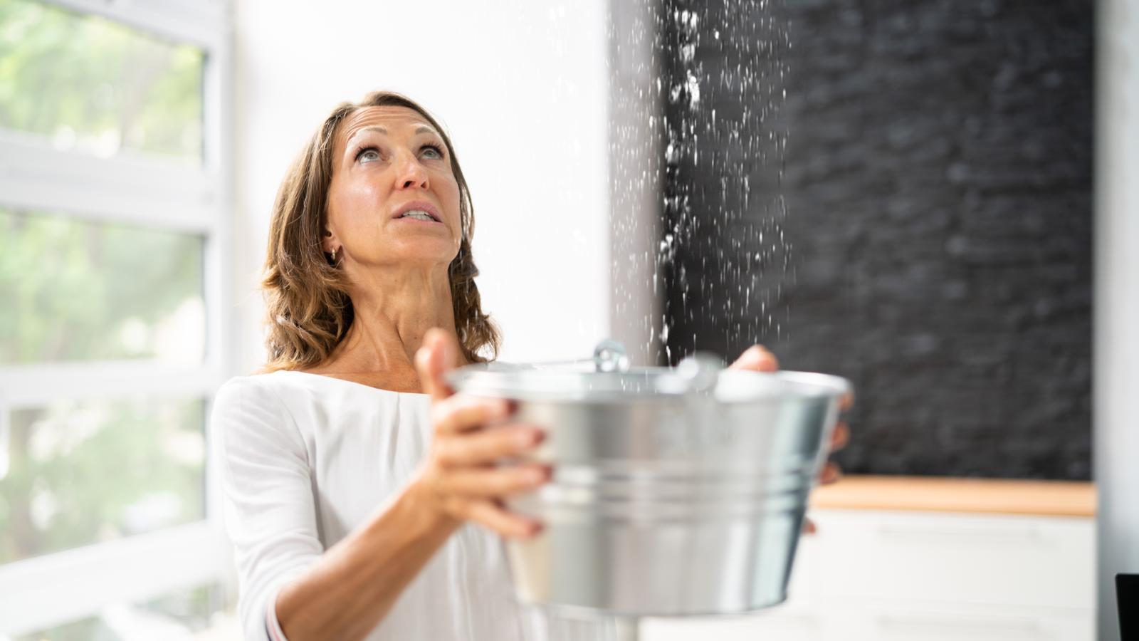 He Accused Her of Flooding His Bathroom and Demanded $4,000 in Repairs—Then She Handed Her Landlord a Moisture and Plumbing Forensic Audit water leaking from a ceiling