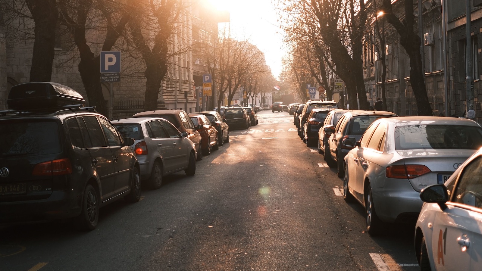 Family Starts Parking On A Public Street After Losing Their Usual Spots, But Their New Neighbor Says They Cant Park There parked cars along two roads