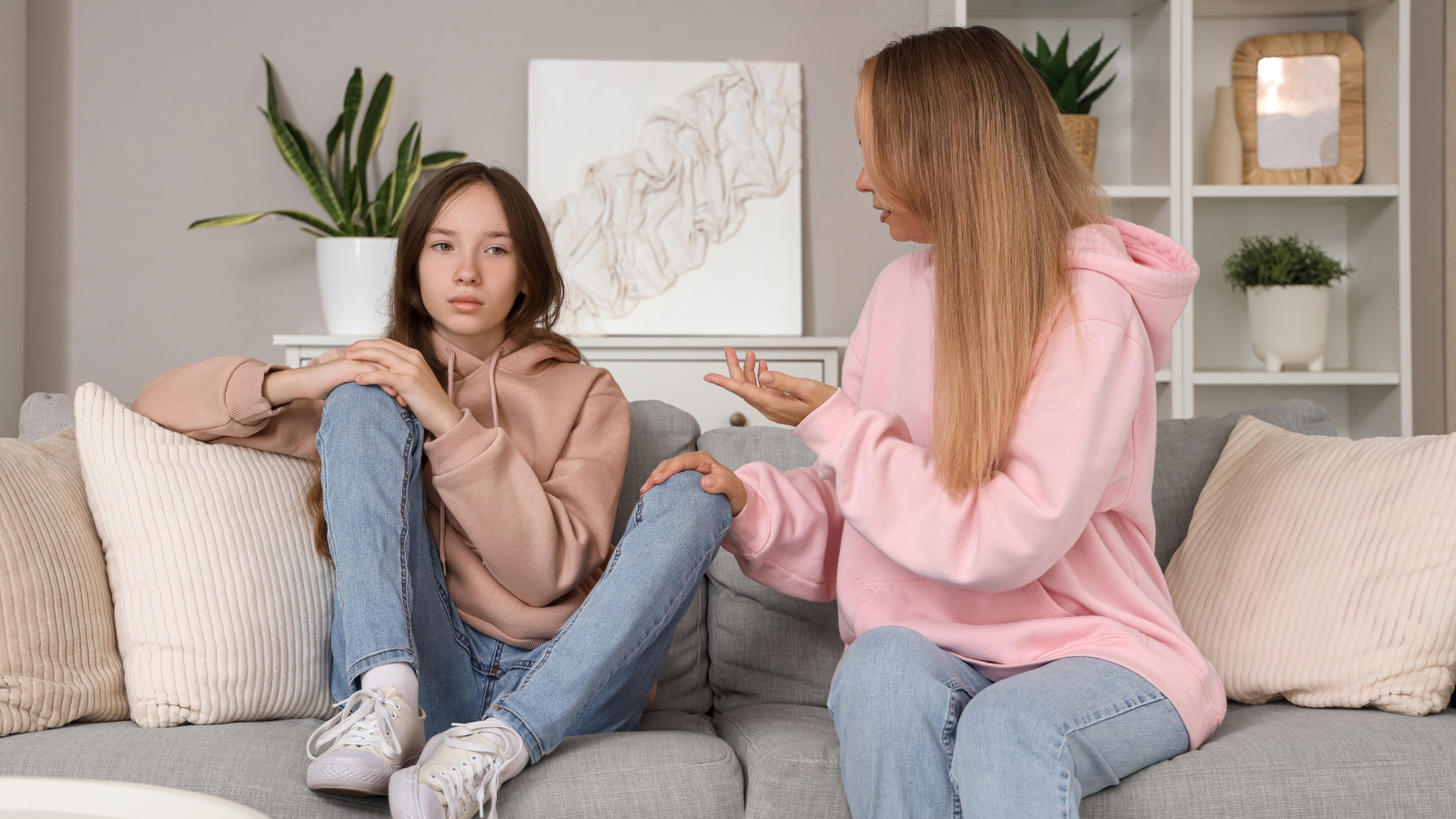 Her Stepdaughter Now Prefers Being With Her — And Its Created Painful Tension With The Girls Birth Mother upset teen girl arguing with mother on couch