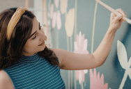 One Tenant Filled Her House With Murals, But When The Landlord Ended Her Stay, She Chose To Repaint Before Walking Away