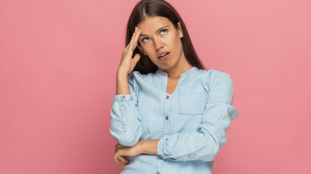 Daughter Bought Her Dad A Father’s Day Gift On Her Own, But Her Stepmom Is Upset She Wasn’t Consulted Before The Purchase woman rolling her eyes with hand on head