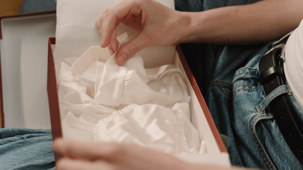 Craft Store Customer Expected Employees To Wrap His Holiday Purchase For Him, But His Repeated Demands Ended With A Firm Lesson About Hearing No wrapping a box in tissue paper