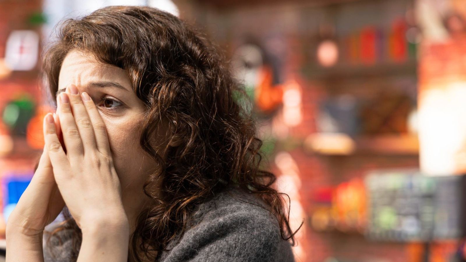 Woman looking perplexed