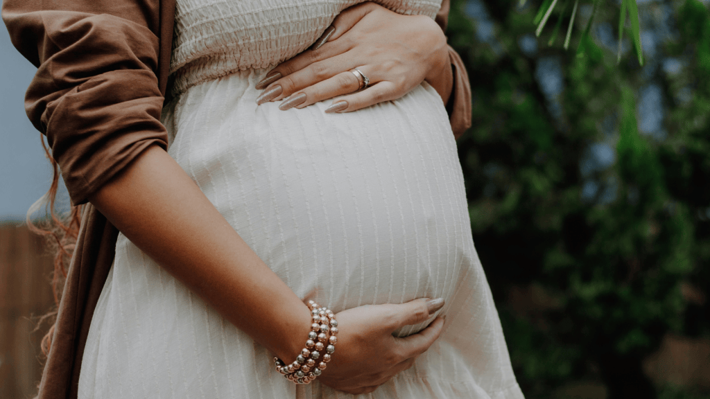 A pregnant woman