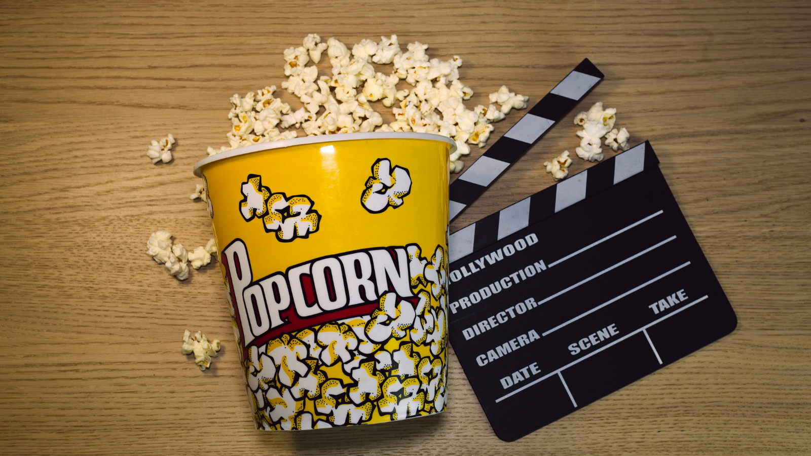 Popcorn and a director's board