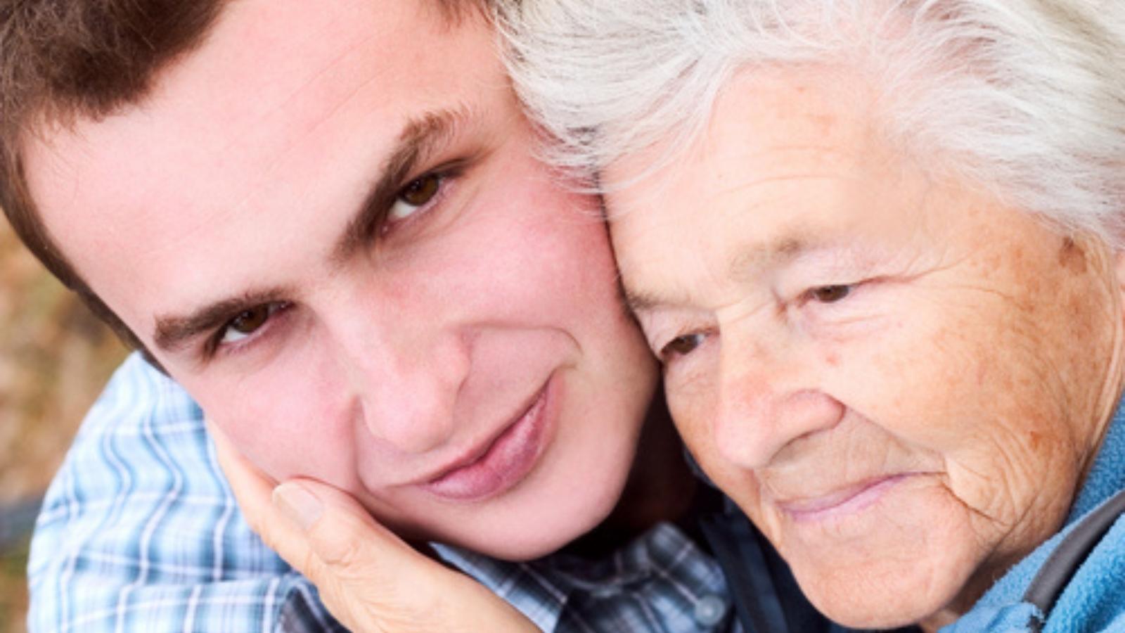 Grandma and grandson