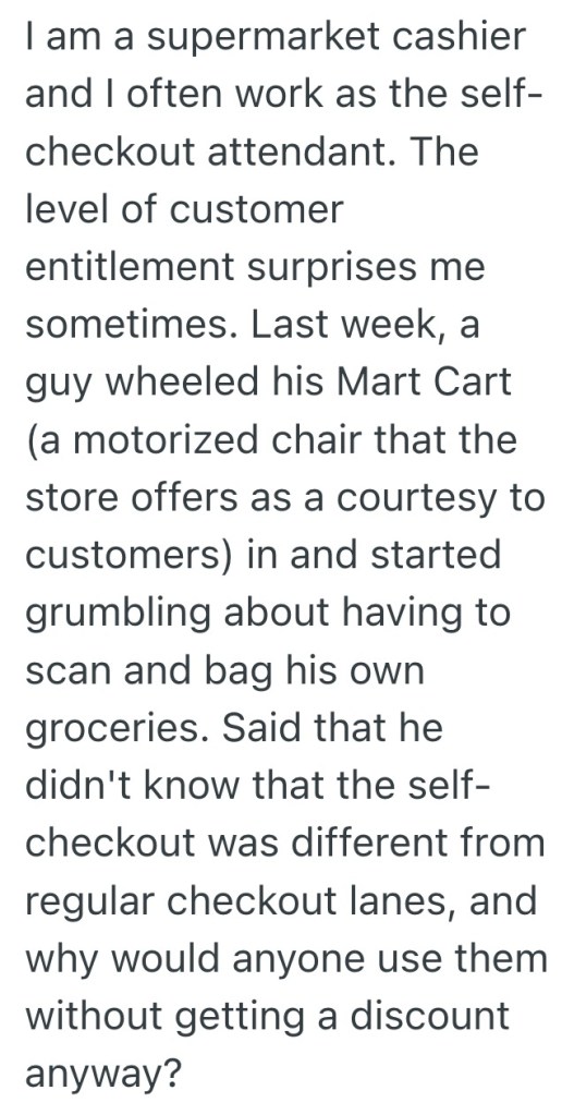 He Stood Silently Waiting for an Attendant to Reset the Frozen Register—Then a Hostile Customer Behind Him Accused Him of "Holding Up the Entire Line"