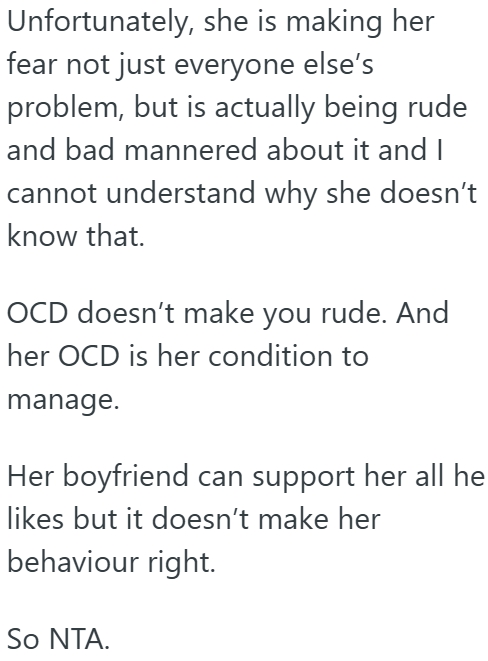 Screenshot 1 9fc1d0 His friends understood his girlfriend's OCD, until some of her behaviors started causing problems for the group.