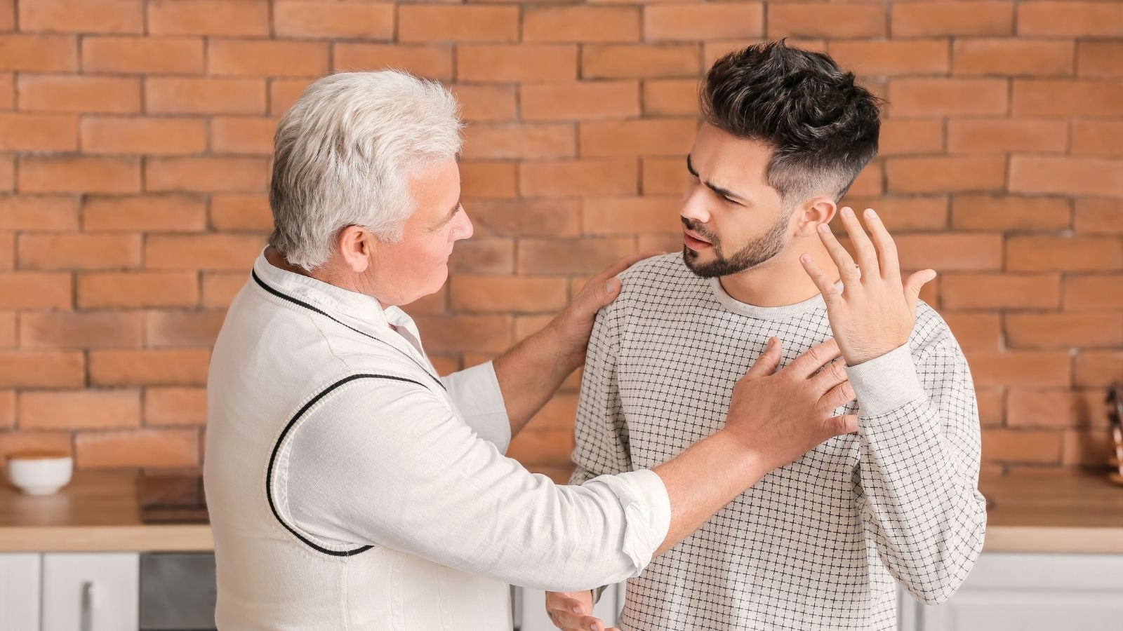 His Dream Is College, But His Dad Has Other Plans: Working At His Car Dealership young man arguing with his dad
