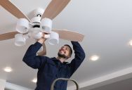 A Company Wanted A Fortune To Install His Ceiling Fans, But He Got The Job Done For A Fraction Of The Price