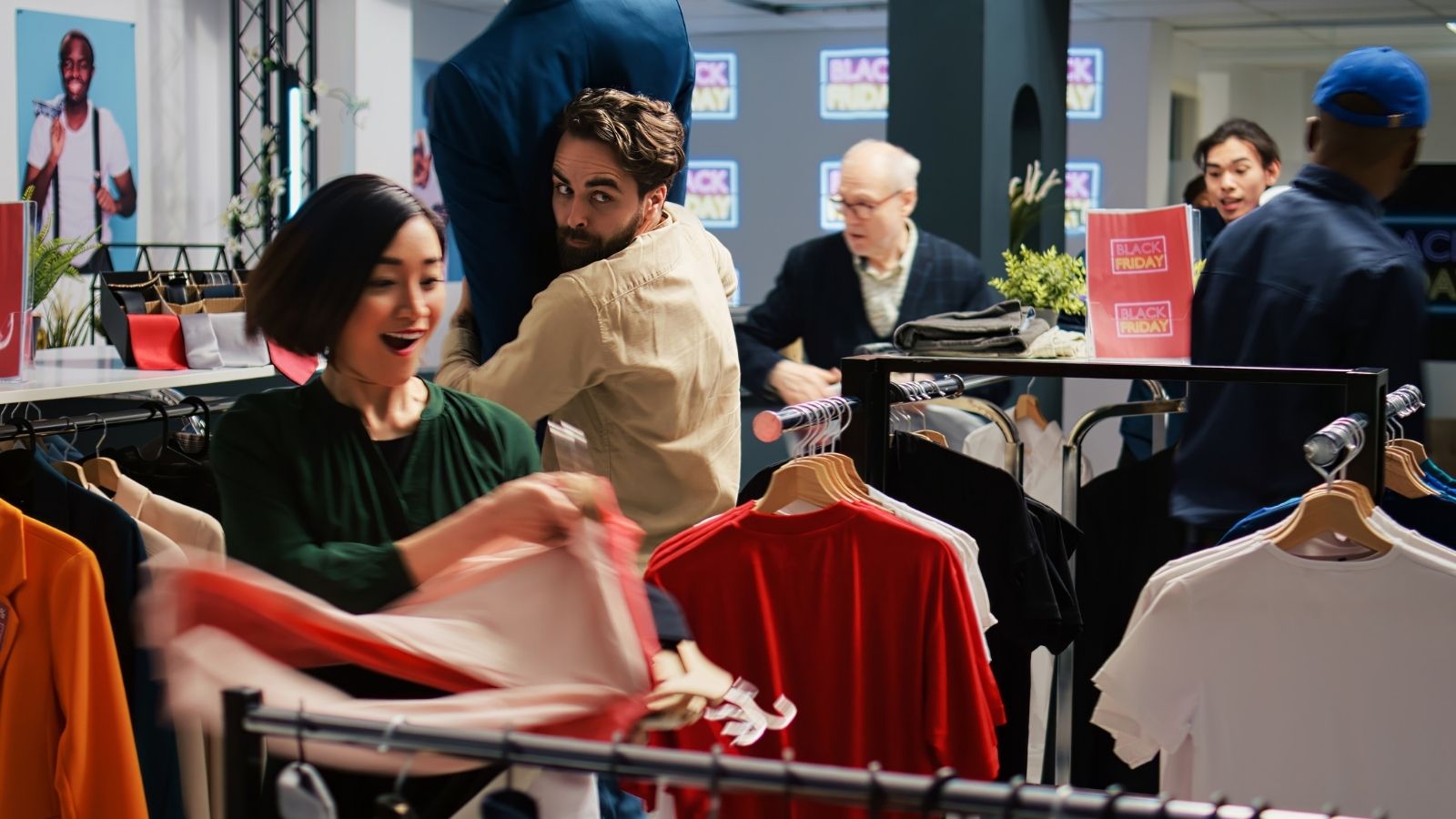 No Overtime Allowed—Until Black Friday Left Her Working a 60 Hour Shift customers shopping on black friday
