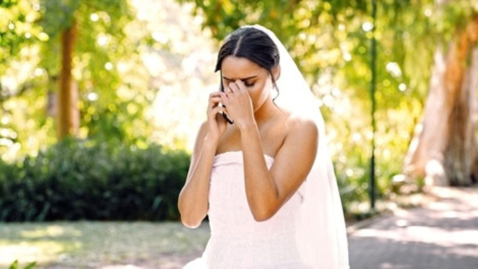 Upset bride