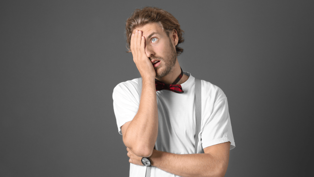 Barista Was Told Being One Minute Late Was No Different Than Two Hours, So She Tested Her Boss’s Logic And Ended Up Getting Fired annoyed barista with hand covering face