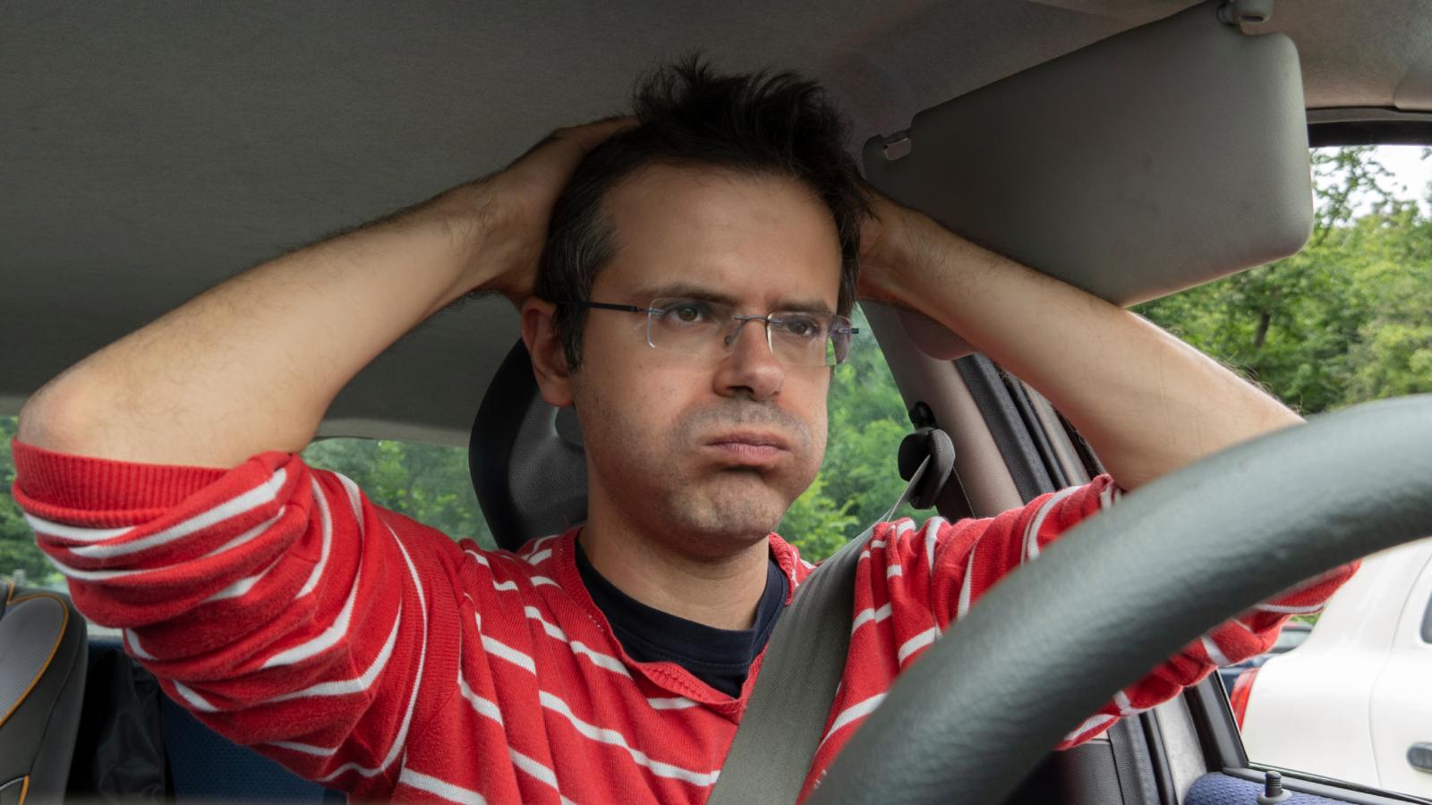 A Man Is Annoyed Because Workers Park Trucks At His Apartment Complex Every Day And They Keep Blocking His Car In