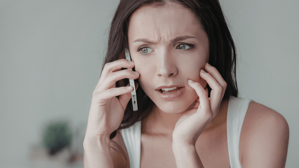 The Complaint Against Him Sounded Serious, So He Was In Trouble, Until Someone Checked What Really Happened concerned woman talking on the phone