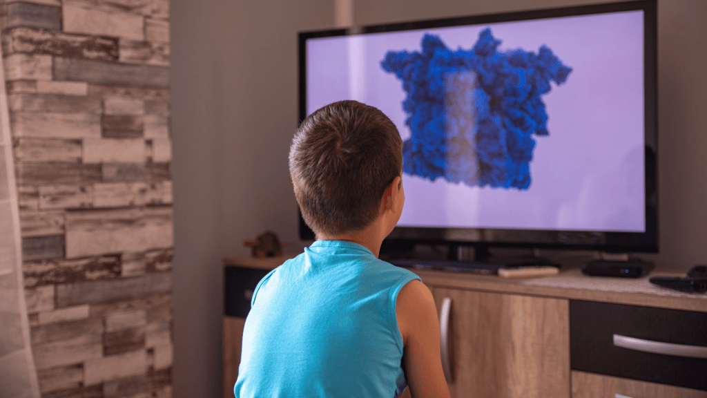 He Keeps Trying To Steer His Little Brother Toward Better Viewing Habits, Yet Their Parents Refuse To Put Limits On What He Watches little boy watching tv