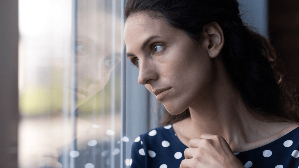 woman deep in thought